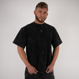 YIN-YANG OVERSIZED TEE X ACID WASH