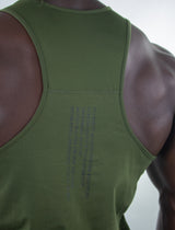 performance tank - army green