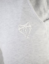 3d rubber joggers (white)