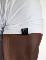 (white) 45 lb. t-shirt