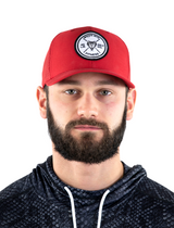 Classic Cardinal Red Mesh Snapback