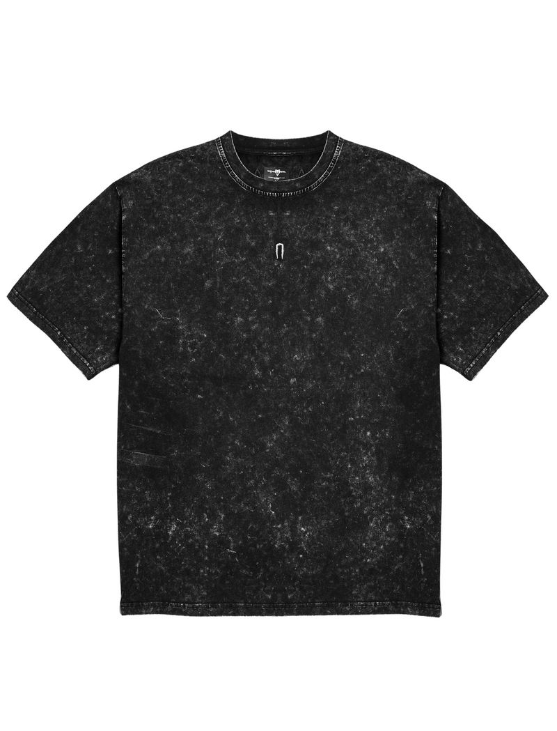 YIN-YANG OVERSIZED TEE X ACID WASH