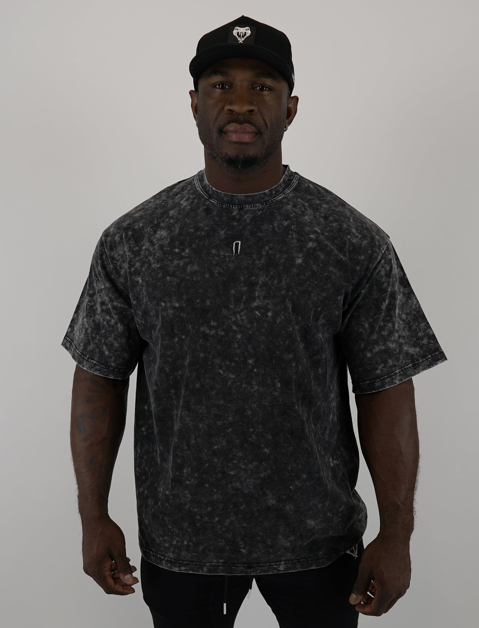 SBF OVERSIZED TEE X ACID WASH – SNAKE BITE FITNESS