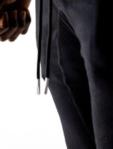3d rubber joggers (black)