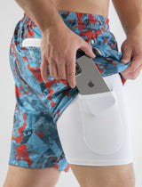 8.5" ULTRA-LIGHT PERFORMANCE SHORTS (B&R CAMO)