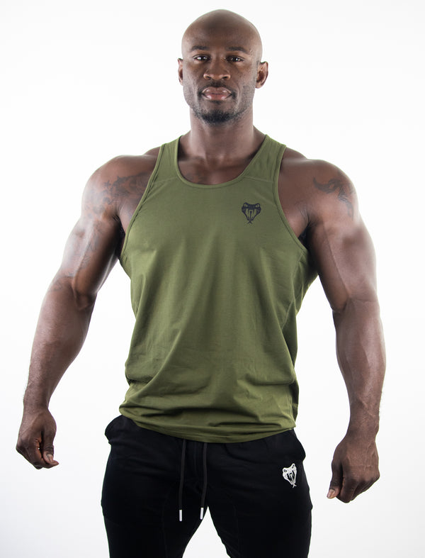 performance tank - army green